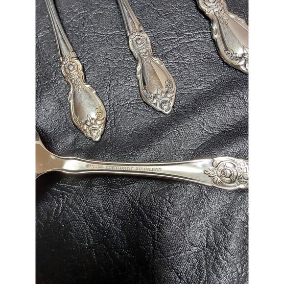 Oneida Community Stainless 6 pc Flatware Service Platation Pattern 1987-2006 - Picture 3 of 3